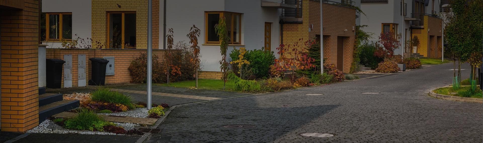 Osiedle domów jednorodzinnych